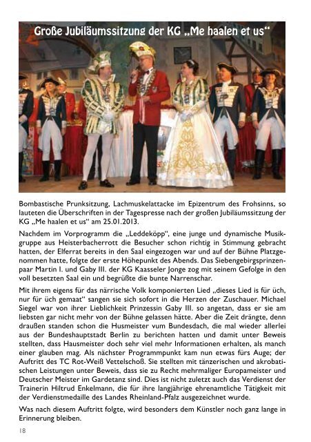 Karneval 2014 - Karnevalsgesellschaft ME HAALEN ET US ...