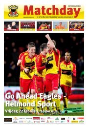 Vrijdag 22 februari, 20.00 uur - Go Ahead Eagles