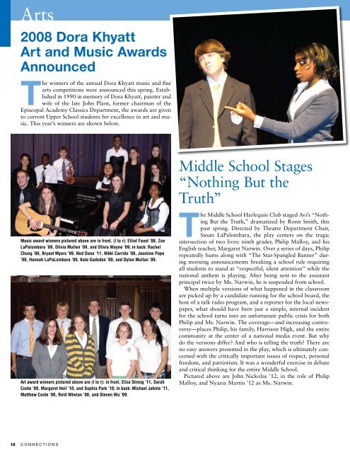 Connections Spring-Summer08.pdf - Episcopal Academy