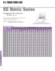 KE Metric Series - Installing to Hubs with a Guide ... - U.S. Tsubaki