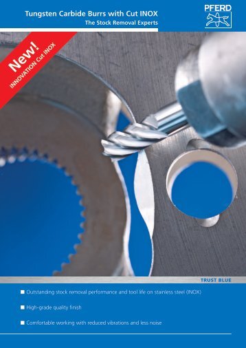 Tungsten Carbide Burrs with Cut INOX - PFERD