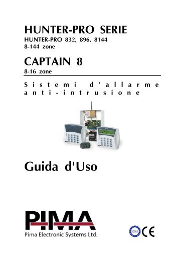 Guida d'Uso - Pima Electronic Systems Ltd