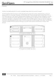 HP StorageWorks MSL2024/MSL4048/MSL8096 ... - Xtech Networking