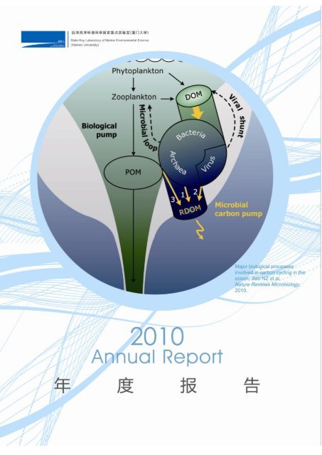 2010年年报- 近海海洋环境科学国家重点实验室- 厦门大学