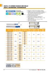 x5070, 4f corner radius end mills x5070, 4schneiden, eckenradius