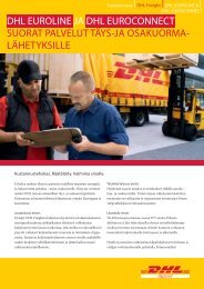 Lataa DHL EuroLine -esite