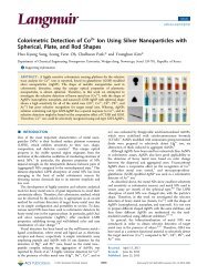 Colorimetric Detection of Co2+ Ion Using Silver Nanoparticles with ...