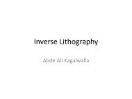 Inverse Lithography