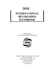 INTERNATIONAL BUS ROADEO HANDBOOK