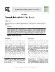 Pancreatic Tuberculosis: A Case Report - IAGH