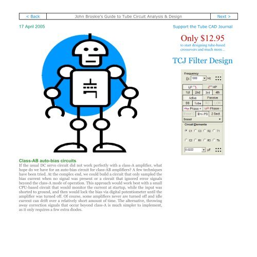 Only $12.95 - Tube CAD Journal