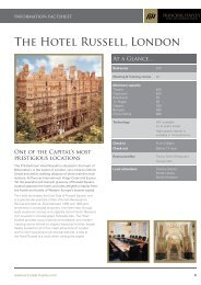 Hotel Russell Factsheet - Principal Hayley