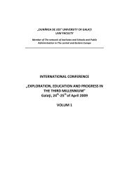 Conference Proceedin Facultatea De Drept