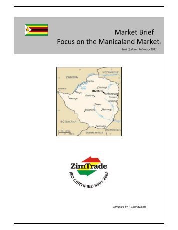 Market Brief Focus on the Manicaland Market© - ZimTrade