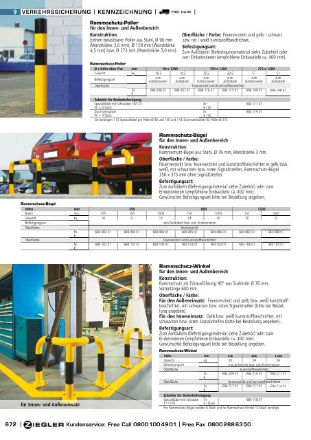 Ziegler Katalog Seiten 662 bis 697