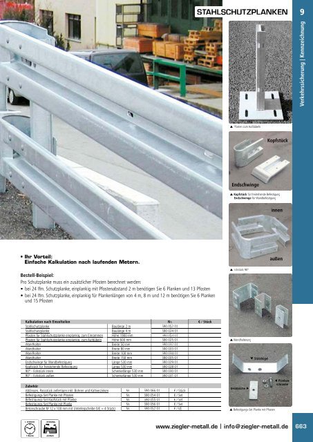 Ziegler Katalog Seiten 662 bis 697