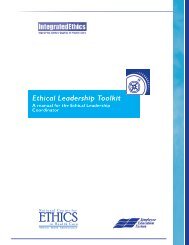 Ethical Leadership Toolkit - National Center for Ethics in Health ...