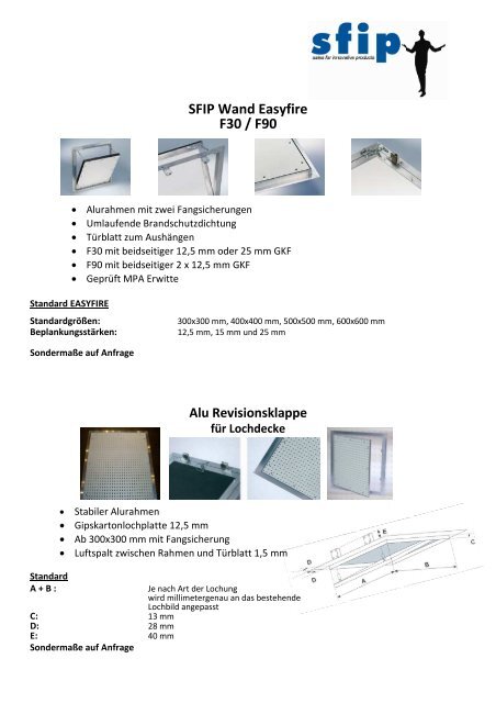 SFIP ALU STANDARD