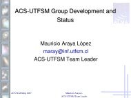 ACSUTFSM Group Development and Status - 6th ACS Workshop at ...