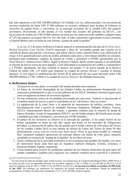 La crisis financiera de los Estados Unidos. - Instituto de EconomÃ­a y ...