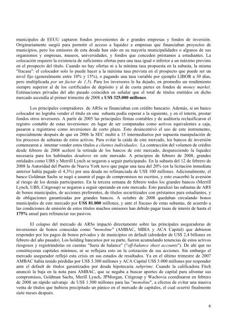 La crisis financiera de los Estados Unidos. - Instituto de EconomÃ­a y ...