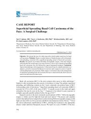 CASE REPORT Superficial Spreading Basal Cell ... - ePlasty