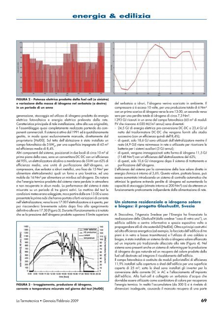 Sistemi energetici ibridi ad idrogeno solare per ... - La Termotecnica