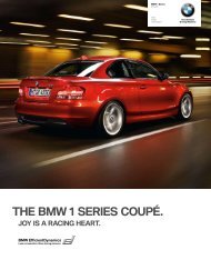 THE BMW 1 SERIES CoupÃ. - BMW New Zealand