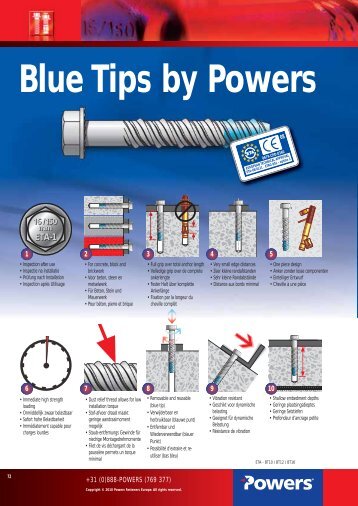 Blue Tips by Powers ETA-1 - bei Powers Europe