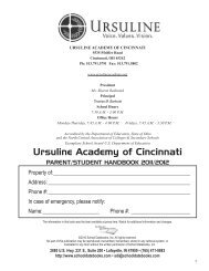 Ursuline Academy of Cincinnati