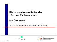 Die Innovationsinitiative der Â»Partner fÃ¼r InnovationÂ« Ein ... - Ingdl.de