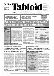 Dicembre 2003 - Ordine dei Giornalisti