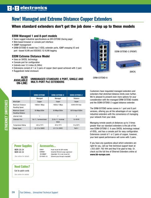 ethernet switches - Delmation