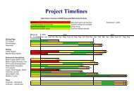 Project Timelines - Microhole Technologies