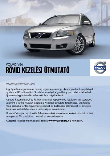 RÃ¶vid KezelÃ©si ÃºtmutatÃ³ letÃ¶ltÃ©se - Volvo