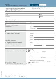 FP 401 - Danica Pension