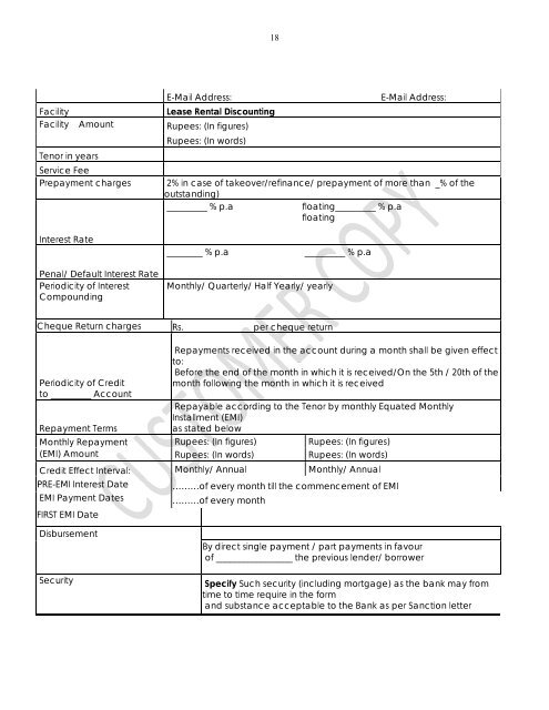 Lease Rental Discounting - Axis Bank