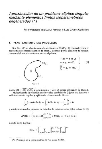 AproximaciÃƒÂ³n de un problema elÃƒÂ­ptico singular mediante elementos ...