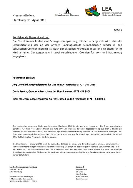 20130411 ekh pm notfallpaket gbs.pdf - Elternkammer Hamburg
