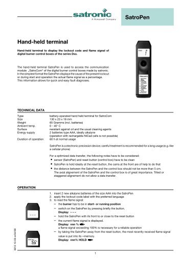 Download PDF - MKW Heating Controls