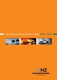 Annual Review 2009 - Insurance Council of New Zealand