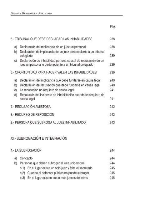 DERECHO PROCESAL ORGÃNICO