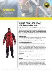 Pro 1000 with Magnum rubber hoodâRed or Black - DECA | Diving ...