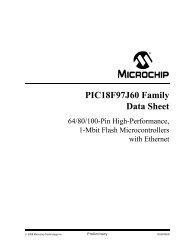 PIC18F97J60 Family Device Data Sheet - CNMAT