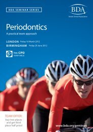 Periodontics brochure AW.indd - the British Society of ...