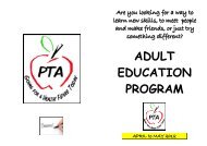 ADULT EDUCATION PROGRAM - International School Bangkok