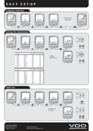 EASY SET-UP - VDO