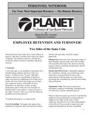 Employee Retention and Turnover - LandcareNetwork.org