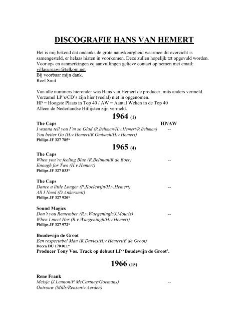 Discography Hans van Hemert 2012.pdf