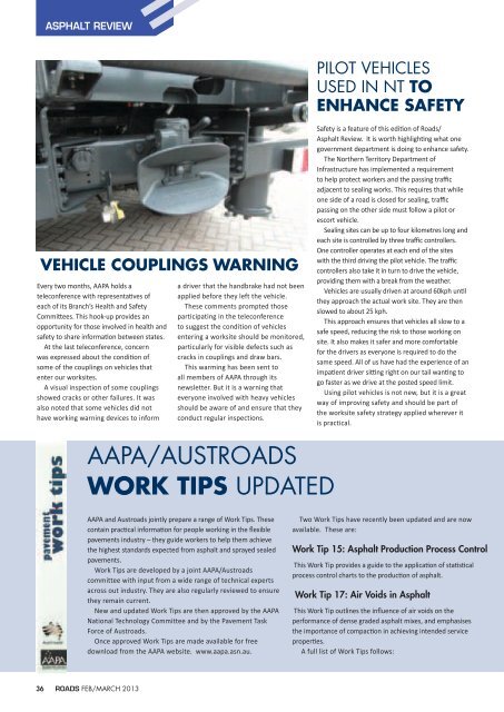 Asphalt Review - Feb/March 2013 - Australian Asphalt Pavement ...